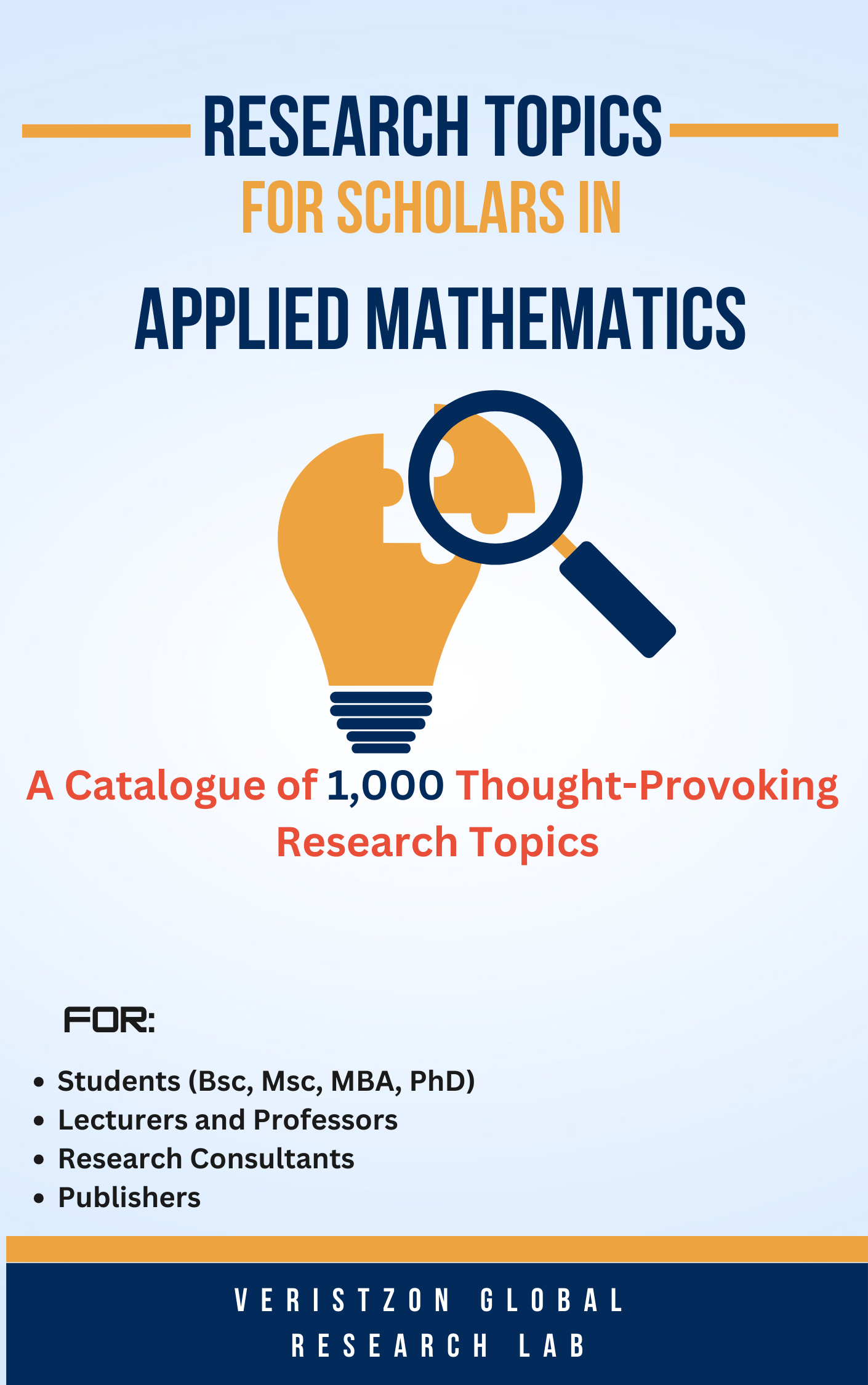 1000 Research Topics in Applied Mathematics