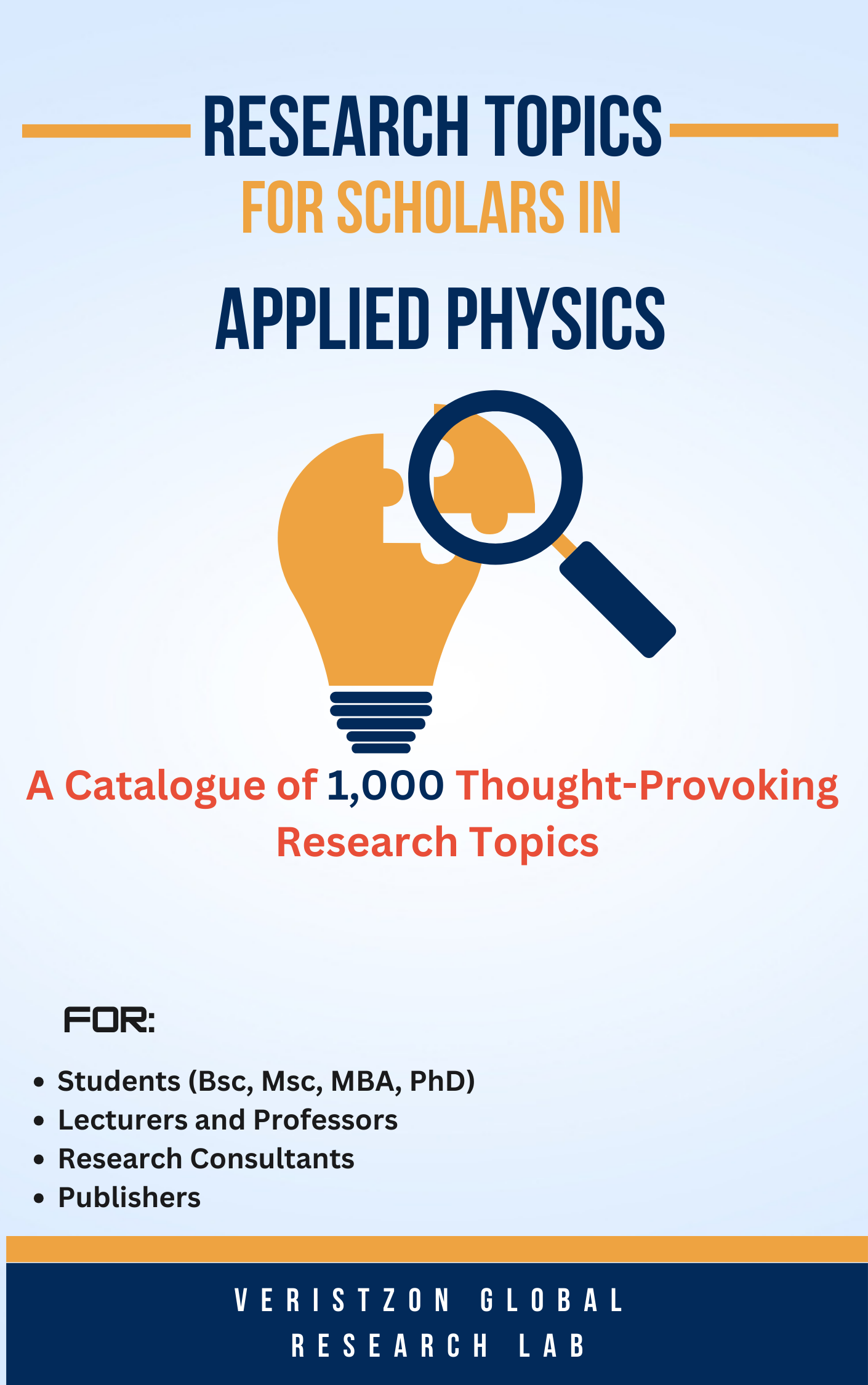 1000 Research Topics in Applied Physics