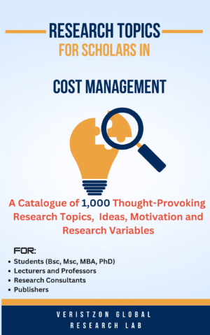 1000 RESEARCH TOPICS IN COST MANAGEMENT