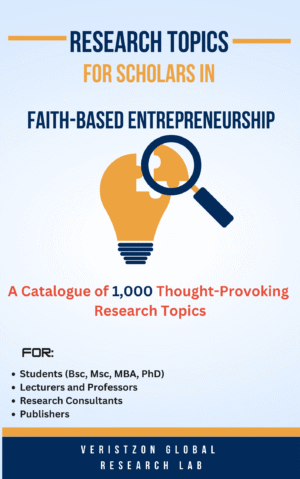 1000+ Research Topics in Faith-Based Entrepreneurship