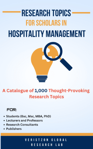 1000+ Research Topics in Hospitality Management