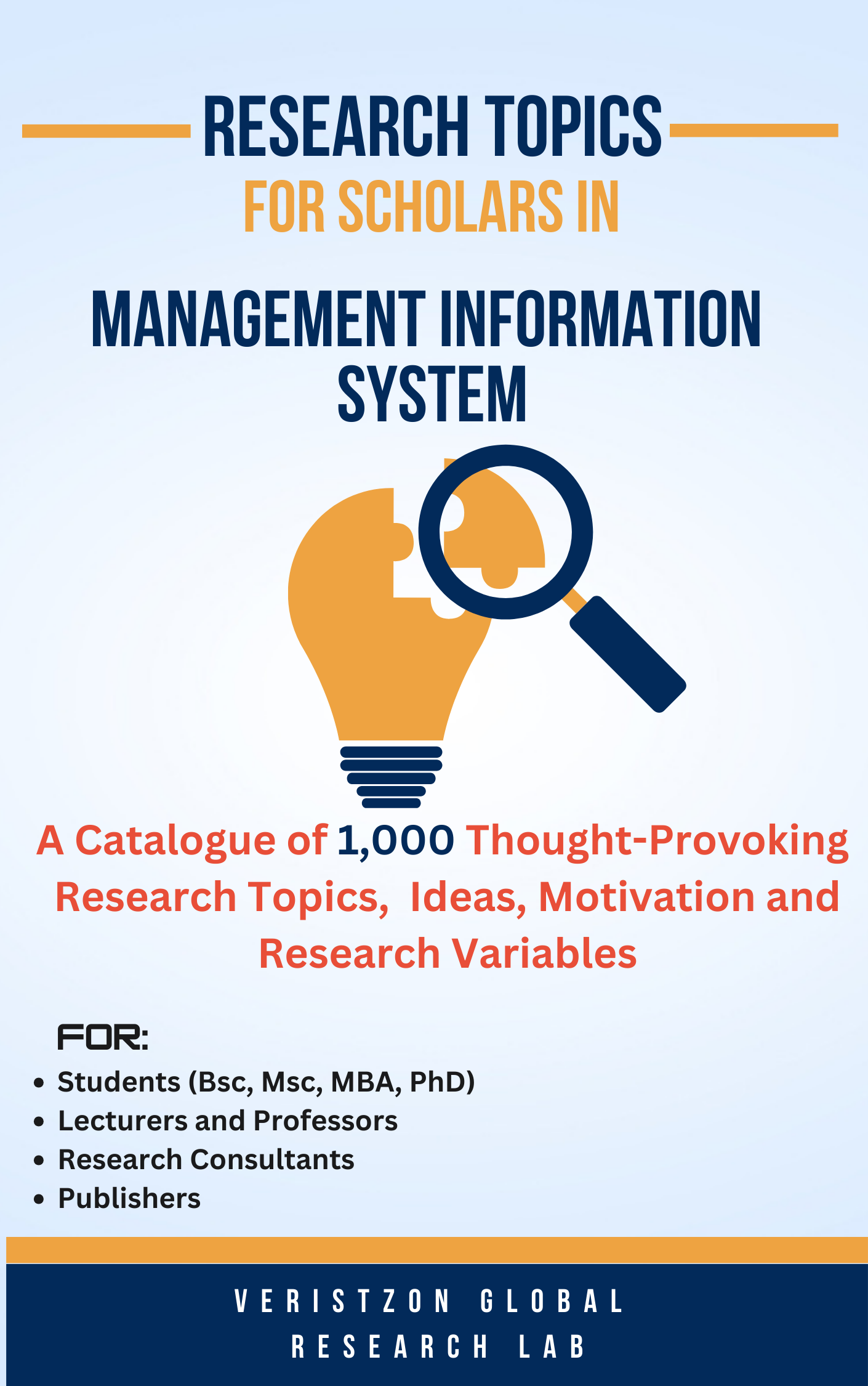 1000 Research Topics on Management Information Systems (MIS)