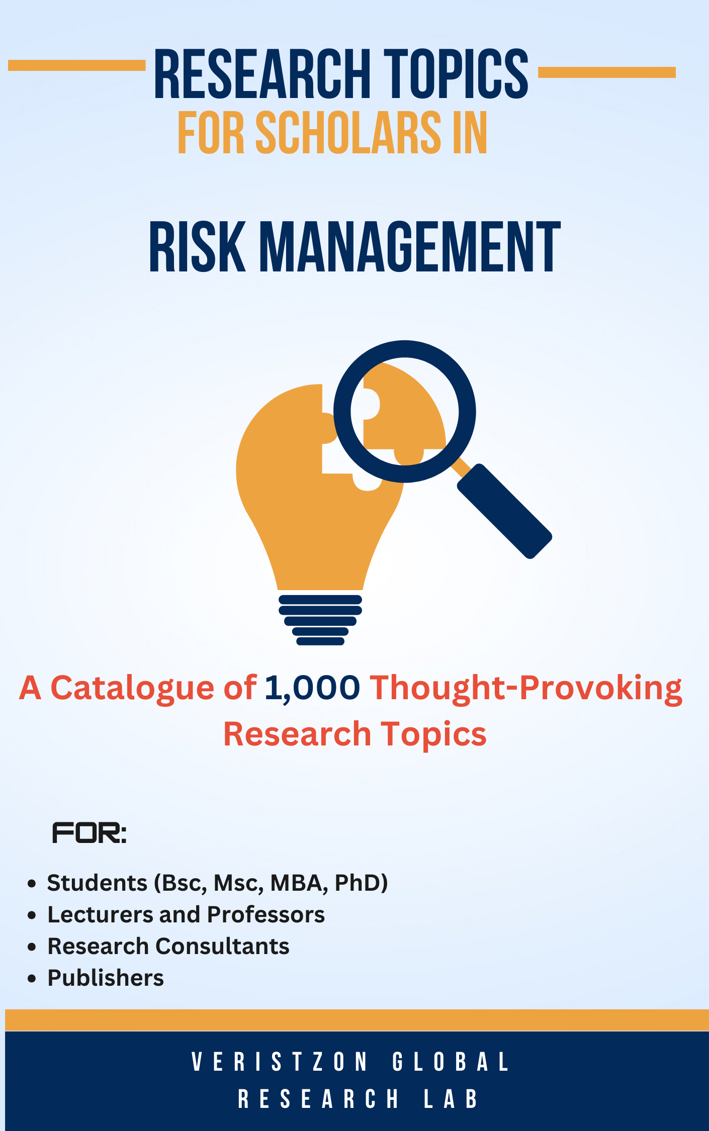 1000+ Research Topics in Risk Management