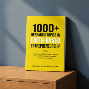 1000+ Research Topics in Faith-Based Entrepreneurship