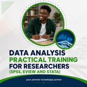 DATA ANALYSIS PRACTICAL TRAINING FOR RESEARCHERS (SPSS, EVIEW AND STATA)