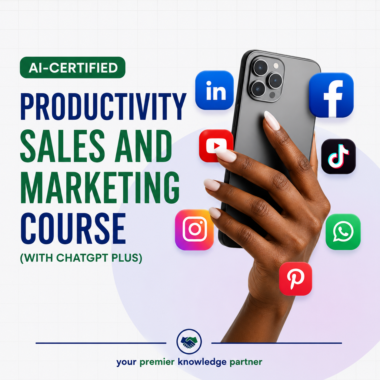 AI-CERTIFIED PRODUCTIVITY SALES AND MARKETING COURSE (with chatgpt plus)